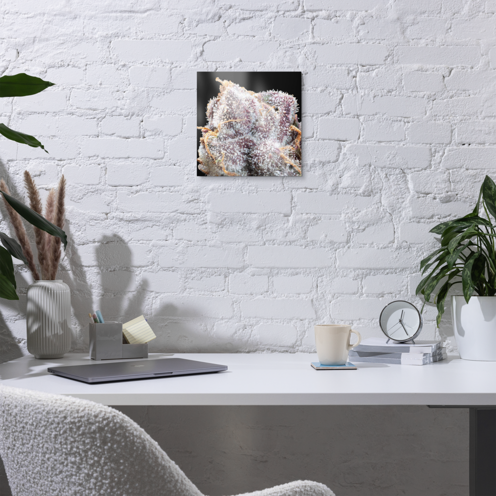 Purple Flower Metal Prints (12in. X 12in.)